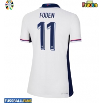 England Phil Foden #11 Heimtrikot Frauen EM 2024 Kurzarm